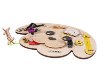 Ikonka Art.KX3966 Wooden manipulative board dog 49x37x6.5