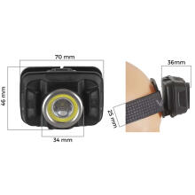 Ikonka Art.KX3907 LED headlamp rechargeable headlamp with motion sensor XTE 5W+COB 10W VA0025 VAYOX