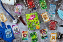 Ikonka Art.KX4758 MUDUKO Card Game Virus Party Game 8+