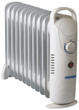 Ikonka Art.KX4117 Mesko MS 7806 Eļļas sildītājs 11 ribām, elektriskā temperatūras kontrole 1200 W