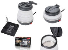 Ikonka Art.KX4142 Adler AD 1279 0.6L 750W silicone folding travel kettle