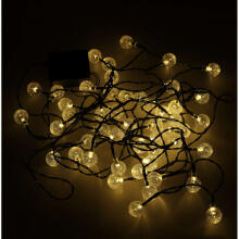 Ikonka Art.KX4970 Solar garden lights balls 7m 50LED warm white