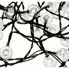 Ikonka Art.KX4970 Solar garden lights balls 7m 50LED warm white