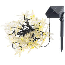 Ikonka Art.KX4968 Solar dragonfly garden lights 6.5m 30LED warm white