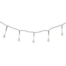 Ikonka Art.KX4967 Solar icicle garden lights 6.5m 30LED warm white