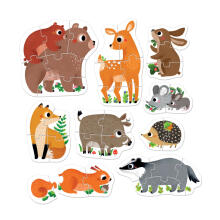Banana Panda Progressive Puzzle Forest Animals Art.49206
