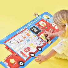 Banana Panda Make-a-Match Puzzle Fire Truck Art.49044
