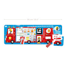 Banana Panda Make-a-Match Puzzle Fire Truck Art.49044