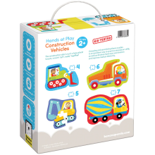 Banana Panda Hands at Play Construction Vehicles Art.33684