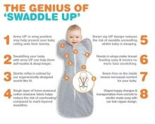 Love To Dream Swaddle Up Warm Dreamer Silly Goose Art.LTD-L1029267DBLXS Dusty Blue