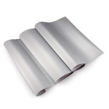 Ikonka Art.KX10372 Foil roll metallic brushed grey1,52x30m