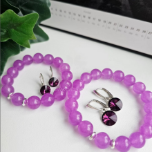 La bebe™ Jewelry Natural Stone Earrings Amethyst