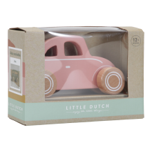 Little Dutch Wooden Toy Car Art.LD7000 Pink Bērnu koka mašīna