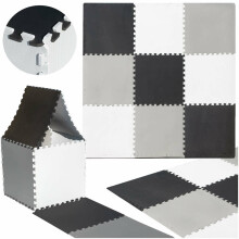 Ikonka Puzzle Art.KX4505  Bērnu daudzfunkcionālais grīdas paklājs puzle no 9 elementiem