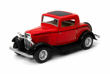 KINSMART metallist mudelauto 1932 Ford 3-Window Coupe, skaala 1:34