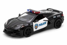 KINSMART metallist mudelauto 2021 Corvette (Police), skaala 1:36