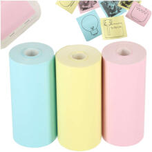 Ikonka Art.KX4214 Thermal paper rolls for mini printer 5.7cmx3m 3 pcs colour