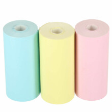 Ikonka Art.KX4214 Thermal paper rolls for mini printer 5.7cmx3m 3 pcs colour
