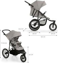KinderKraft Helsi 2 Art.KSHELS00GRY0000 Dust Grey Stroller