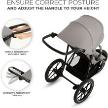 KinderKraft Helsi 2 Art.KSHELS00GRY0000 Dust Grey Stroller
