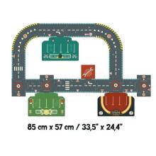 DJECO Crazy Motors Art.DJ05497 Giant Puzzle City Circuit