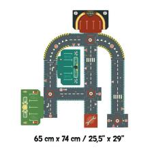 DJECO Crazy Motors Art.DJ05497 Giant Puzzle City Circuit