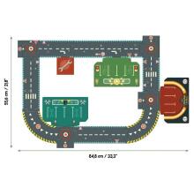 DJECO Crazy Motors Art.DJ05497 Giant Puzzle City Circuit