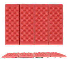 Ikonka Art.KX4835 Folding foam mat for tourist seating red