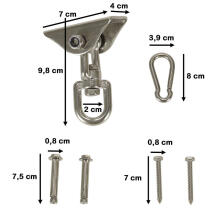 Ikonka Art.KX4830 Hammock holder ceiling mount swings