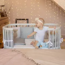 ComfortBaby Smart Trip 5 in 1 Art.00082003-NX Nature Cot Bedside Crib