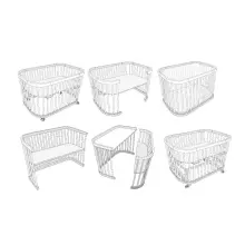 ComfortBaby Smart Trip 5 in 1 Art.00082003-NX Nature Cot Bedside Crib
