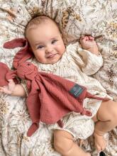 Makaszka Sleep Doudou Bunny Art.ACS79MARS Marsala