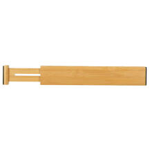 Ikonka Art.KX4600 Drawer organiser adjustable bamboo separator 43x6x1.5cm 1 piece
