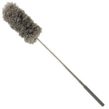 Ikonka Art.KX4319 Telescopic broom dusting brush grey