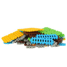 Ikonka Art.KX4382 Construction blocks mini waffle farmer blister 185 pieces