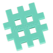 Ikonka Art.KX4381 Construction blocks mini waffle air show 148 pieces