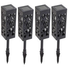 Ikonka Art.KX4972 Standing solar lanterns decorative 4 pieces