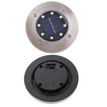 Ikonka Art.KX4964 Solar ground garden overhead lights 8LED 4pcs warm white
