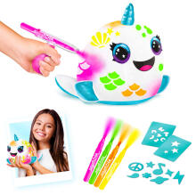 CANAL TOYS Airbrush Plush - Neon Squish Pals Paint Can