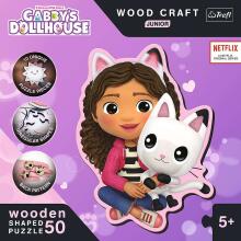 TREFL GABBY´S DOLLHOUSE Wooden puzzle Gabbie´s Dollhouse 50 pcs