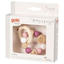 Goki Art.65244 Touch ring elastic bear with heart