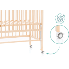 Fillikid Bedside Crib Nino  Art.555-00 Natur
