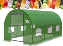 Ikonka Art.KX3840 Green section greenhouse vegetable garden tunnel 300 x 200 x 200 cm