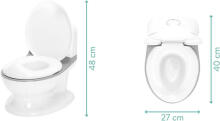 Fillikid Potty Mini Toilet Art.LU-WY028 Grey White
