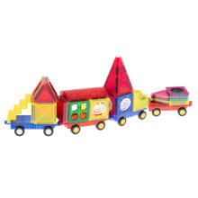 Ikonka Art.KX5106 Magnētiskie bloki 3D puzzle flīzes auto 72el.