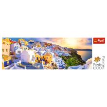 TREFL panoramic puzzle Santorini 1000 pcs