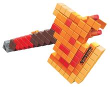 NERF Minecraft Firebrand Dart-Blasting Axe