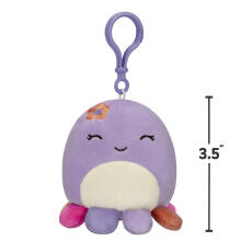 SQUISHMALLOWS W18 Clip-on plush toy, 8 cm