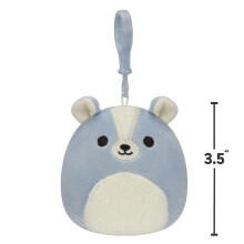 SQUISHMALLOWS W18 Clip-on plush toy, 8 cm