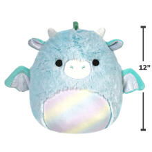 SQUISHMALLOWS W18 Fuzz-A-Mallows Plīša rotaļlieta, 30 cm